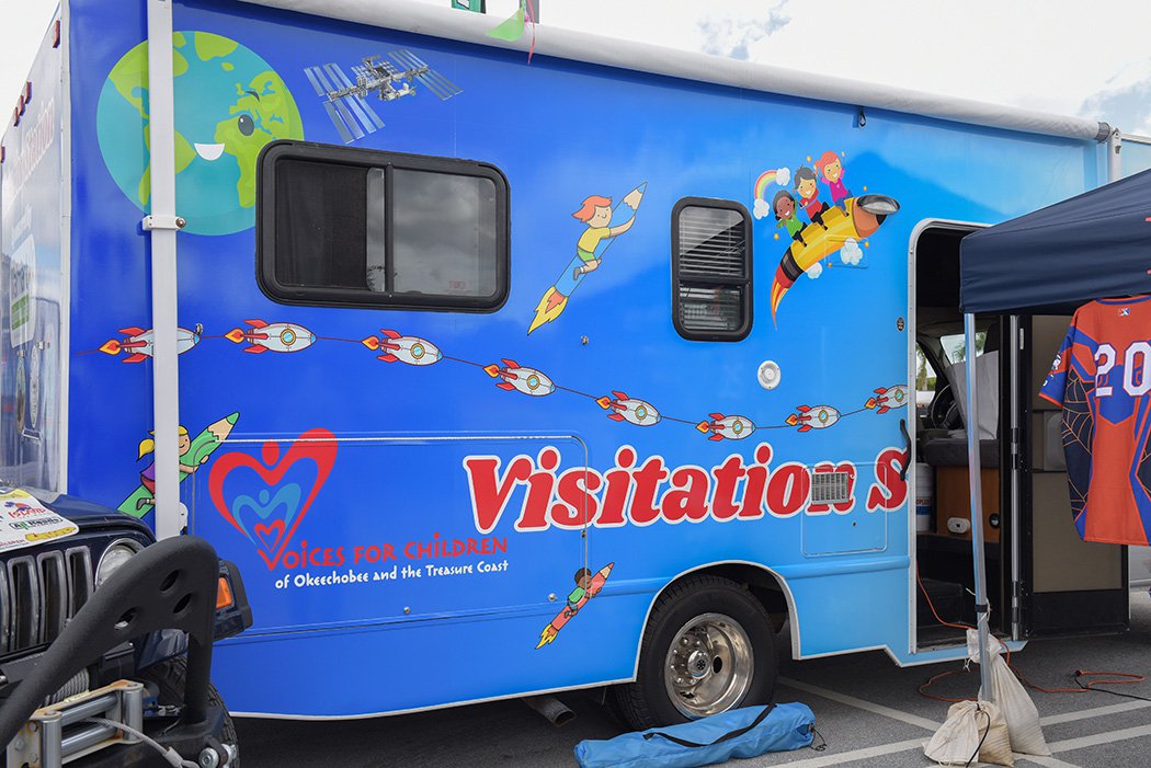 The Visitation Station retrofitted recreational vehicle